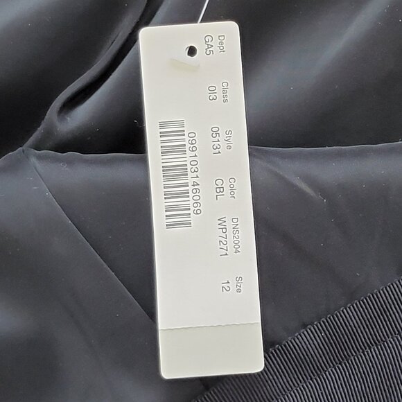 NWT J. Crew Black/Grey Wool Houndstooth Lined Pencil Skirt - 12 - Picture 7 of 7